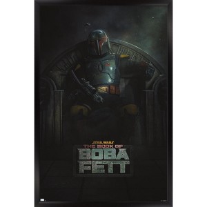 Trends International Star Wars: The Book of Boba Fett - Teaser Framed Wall Poster Prints - 1 of 4