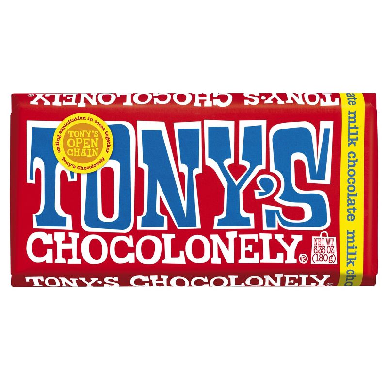 Tony&#39;s Milk Chocolate Candy Bar - 6.35oz, 1 of 12