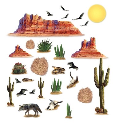 Beistle 5" - 4' 4" Wild West Desert Props 58/Pack 52037