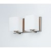 Maxim Lighting Wrap 2 - Light Vanity in  Satin Nickel - 3 of 4
