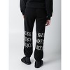 Beetlejuice Glow Repeat Logo Adult Black Sweatpants - 3 of 4