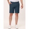 Lars Amadeus Men's Shorts Summer Solid Color Flat Front Walk Chino Shorts - 2 of 4