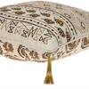 Parkland Collection,Marjoram Transitional Beige & Gold Throw Pillow - 4 of 4