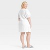 Women's Linen Short Sleeve Mini Sundress - A New Day™ - 2 of 3