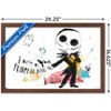 Trends International Disney Tim Burton's The Nightmare Before Christmas - Ink Pumpkin King Framed Wall Poster Prints - 3 of 4