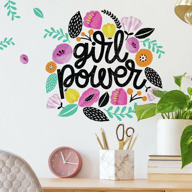 Girl Power Peel and Stick Giant Wall Decal - RoomMates, 3 of 8