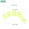 Unique Bargains Silicone Swimming Gloves Webbed Gloves Half-Finger Frog Type for Diving 2 Pairs - 3 of 4