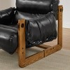 Art Leon Faux Leather Leisure Lounge Chair - 3 of 4