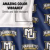 Marquette University Logo Pattern Silky 50x60 Blanket, 1 Sided - 4 of 4