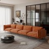 WJShome Sectional Couches For Living Room, Velvet 147" Modern 4 Seater Sofa, 8" High Metal Legs - 2 of 4