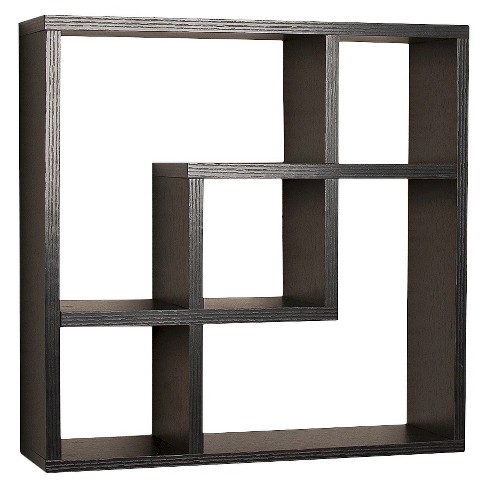 shelf geometric square target shelves