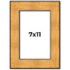 PosterPalooza | Photo Size Embellished Gold Picture Frame - UV Acrylic, Foam Board Backing, Hanging Hardware - 2 of 4