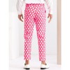INSPIRE CHIC Men's Classic Polka Dots Pattern Flat Front Pants - 3 of 4