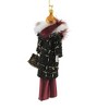 Italian Ornaments 7.0 Inch Tammy In Burgundy Pants Ornament Diva Italian Couture Tree Ornaments - 2 of 3