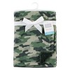 Hudson Baby Plush Blanket with Furry Binding and Back, Camo, One Size - 2 of 2