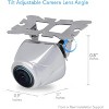 Pyle License Plate Rear View Backup Camera - 170° Waterproof Parking Reverse Cam with Night Vision - 3 of 4