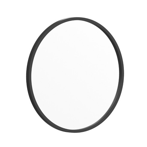 Round Bathroom Wall Mirror 20 Black Circle Vanity Mirror — Homeallin