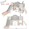 VYNXARIA Pink 9 - in - 1 Independent Spaceship - Style Play Set for Kids: Slide, Climb & Beyond - 3 of 4