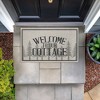 Stupell Industries Welcome To Our Cottage Trees Printed Outdoor Imitation Sisal Door Mat, design by Kim Allen - 3 of 4