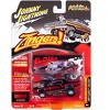 1967 Cadillac Eldorado "El Diablo" Tuxedo Black and Red Velvet Metallic "Zingers!" 1/64 Diecast Model Car by Johnny Lightning - 3 of 3