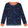Sleep On It Boys 2-Piece Super Soft Jersey Long Sleeve Snug-Fit Pajama Set - Race Cars, 10 - 2 of 4