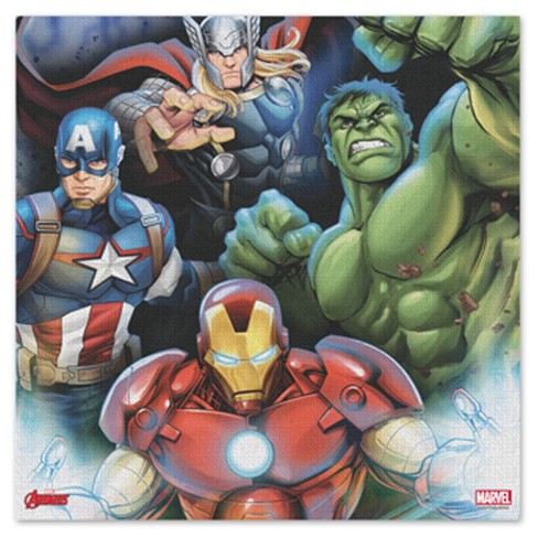 Marvel Avengers Group Shot 12x12 Wall Dcor