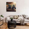 Stupell Industries Drinking Bears at Bar Canvas Wall Art - 2 of 4