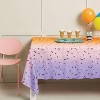 Halloween Ghost Witch Ombre Table Cover Orange/Purple - Spritz™ - 2 of 3