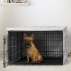 Sweet Jojo Designs Dog Crate Kennel Cover 30in. Watercolor Floral Pink and Grey - 2 of 4