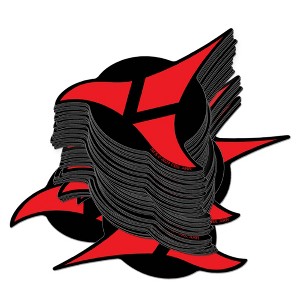 Star Trek Klingon 100ct Vinyl Large Deluxe Stickers Variety Pack - 1 of 4