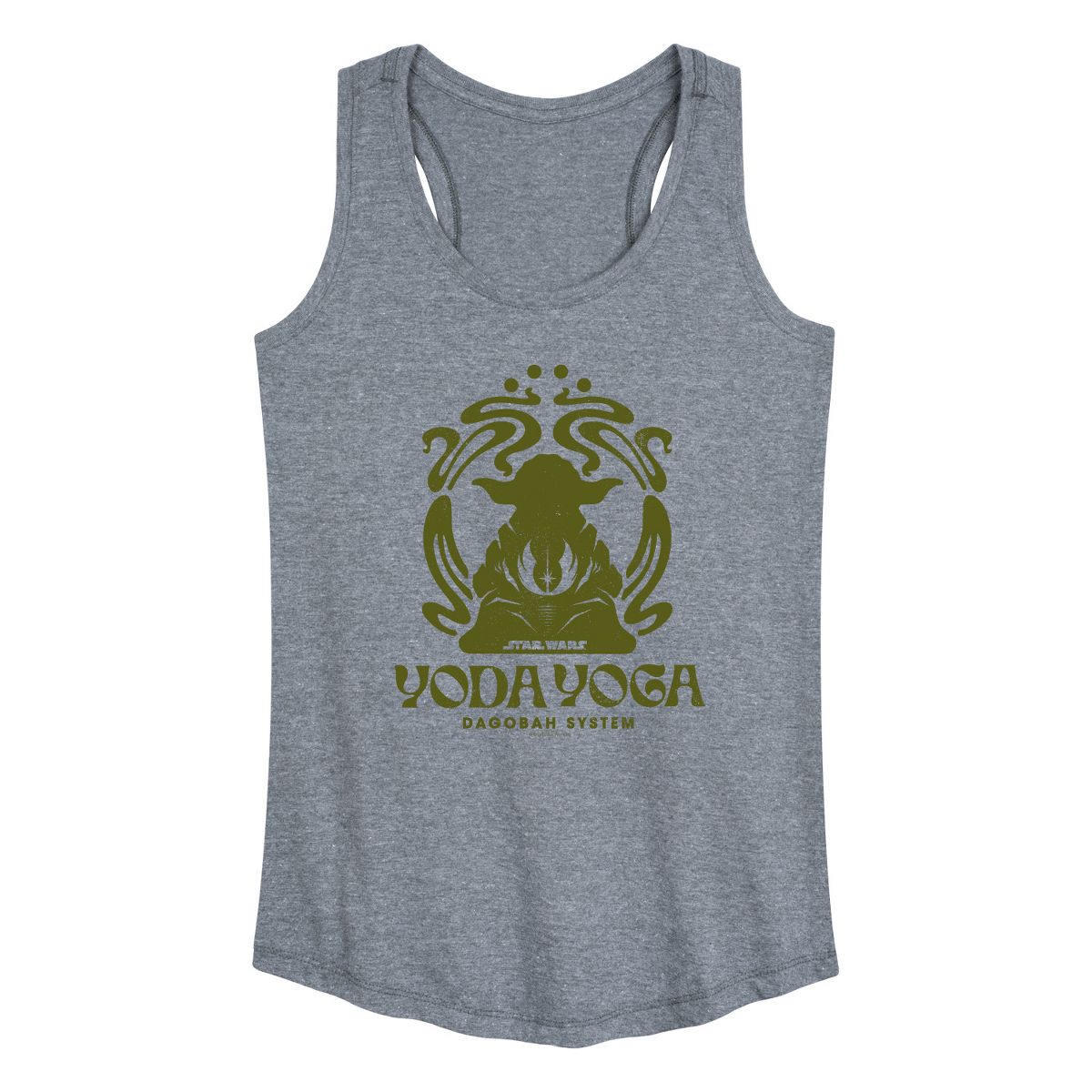 Women's - Star Wars - Yoda Yoga Graphic Racerback Tank