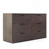 NicBex Modern Wooden 6-Drawer Chest, Tall Closet Storage with Wardrobe Closet Set of 2 for Bedroom, Living Room - 3 of 4