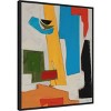 23" x 28" Andalusian Village by Rob Delamater - Amanti Art: Modern Abstract Lithograph, Black Frame - 2 of 4