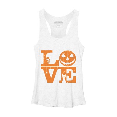 Women's Design By Humans Halloween Love Night Creepy Cute Fun By RedBirdLS Racerback Tank Top