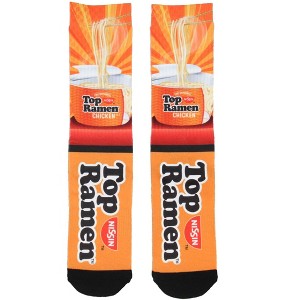 Nissen Top Ramen Men's Socks The Original Noodle Lunch Sublimated Crew Socks - 1 of 3