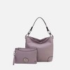 MKF Collection Viviana Vegan Leather Hobo Bag with Matching Wristlet by Mia K - 2 of 4