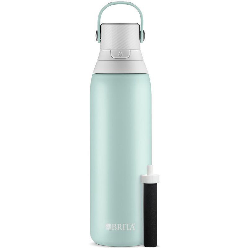 Brita 20oz Premium Double-Wall Stainless Steel Insulated Filtered Water Bottle, 1 of 13