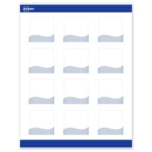Avery Square Business Cards, Colorful Design, 2" x 2", 120 Total - 1 of 4