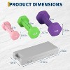 Home Gym Weights,Colorful Neoprene Dumbbell Set with Storage Case - 2 of 4
