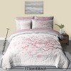 Twin Comforter Set 8 Pieces Bed in A Bag - Soft Microfiber Blossom Pattern Bedding Set with Comforters, Sheets, Pillow, Fitted Sheet, Cushion Cover - 4 of 4