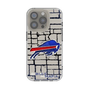 NFL AFC Teams Brick Wall Clear Cell Phone Case for Apple iPhone - 1 of 4
