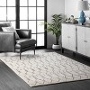 Nuloom Mila Cartouche Trellis Indoor Area Rug, 5' x 8', Off White - 2 of 4