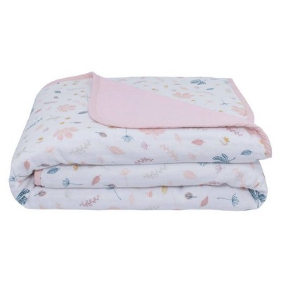 Living Textiles Baby Organic Muslin Baby Blanket - Botanical