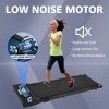 FIONECA Under Desk Walking Pad Treadmill with Remote Control, 240 LB Capacity ¨C Black - 4 of 4
