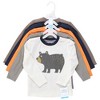 Hudson Baby Infant and Toddler Boy Long Sleeve T-Shirts, Woodland - image 2 of 4