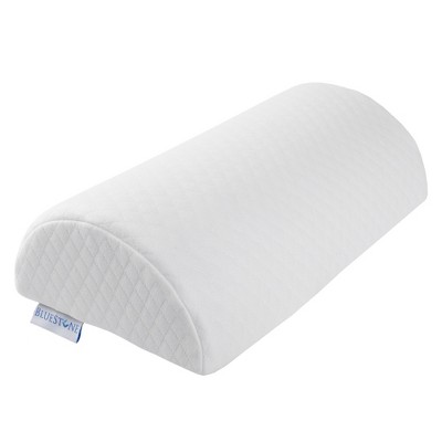 Fleming Supply Memory Foam Half-Moon Lumbar Back Pillow - White