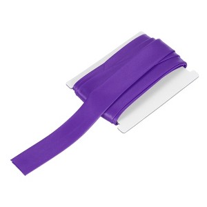 Unique Bargains Satin Quilting Hemming Binding DIY Craft Double-Fold Bias Tape - 1 of 4