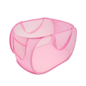 Unique Bargains Folding Single Layer Laundry Basket 22.83"x14.17"x14.17" 1 Pc - 1 of 4