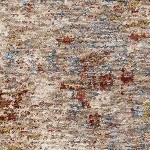 dusty coral, rust, cream