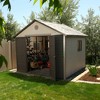 Lifetime 11 ft. x 11 ft. Outdoor Storage Shed, Tan (6433) - 2 of 4